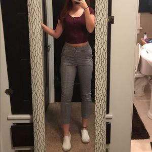 Checkered Hollister Pants